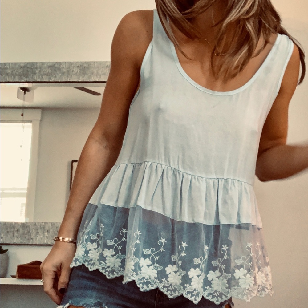 Light Blue Fun Tank!